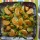 Sałatka z kurczakiem, mandarynkami i sosem miodowo-musztardowym
